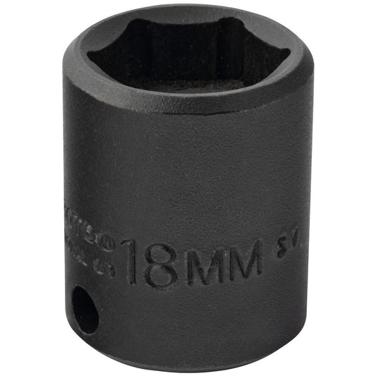 Proto J7218MHF Impact Socket 3/8" Drive, 18mm Socket, Hex Drive