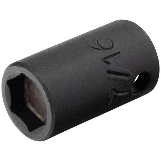 Proto J7214HF Impact Socket 3/8" Drive, 7/16" Socket, Hex Drive
