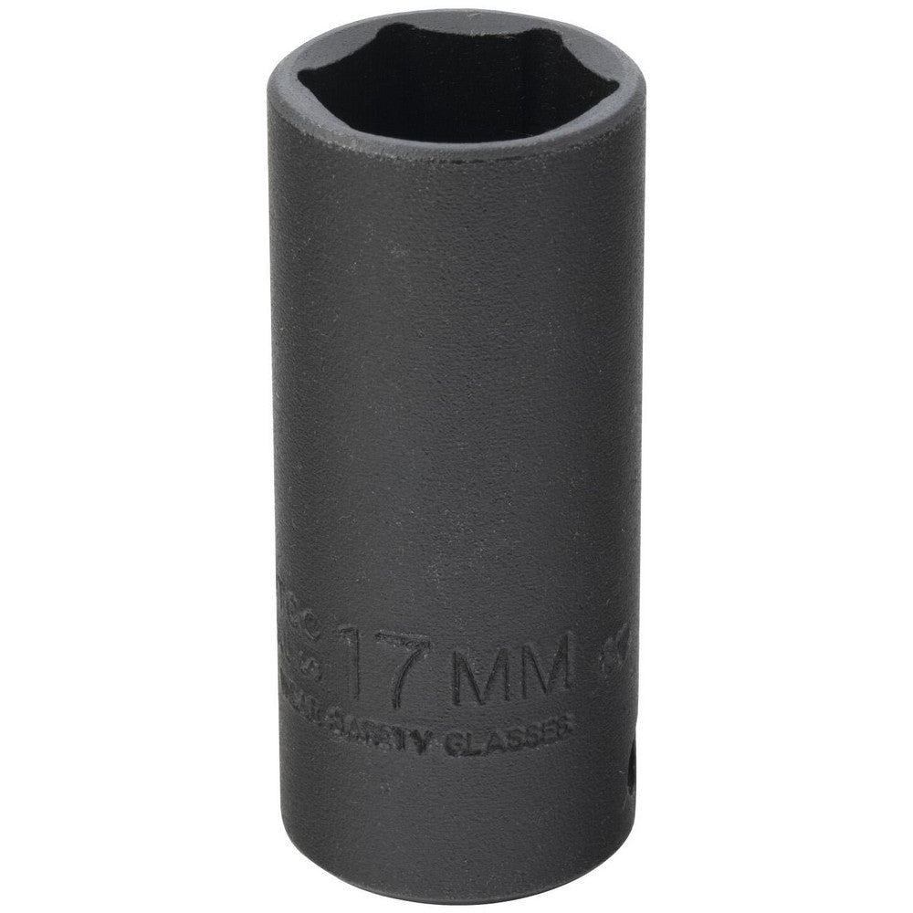 Proto J7017MHT Impact Socket 3/8" Drive, 17mm Socket, Hex Drive