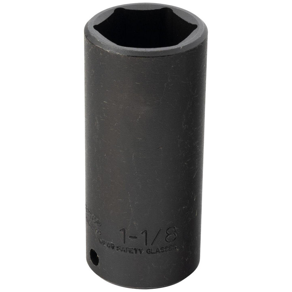 Proto J7336HT Impact Socket 1/2" Drive, 1-1/8" Socket, Hex Drive
