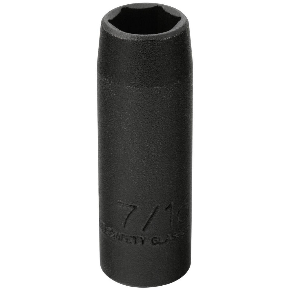 Proto J7714HT Impact Socket 3/8" Drive, 7/16" Socket, Hex Drive
