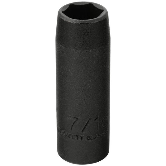 Proto J7714HT Impact Socket 3/8" Drive, 7/16" Socket, Hex Drive
