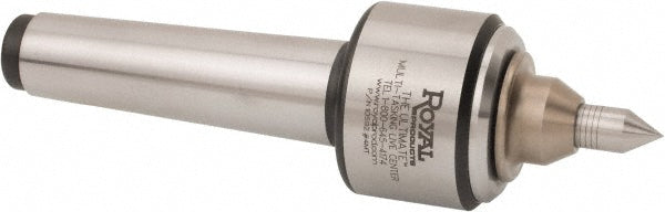 Royal Products 10590 Live Center Straight Shank, 2-1/4" Head Dia, 1.69" Head Length