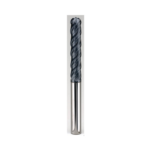 Kyocera SGS Precision Tools 70533 Ball End Mill 0.2362" Dia, 0.9843" LOC, 4 Flute, Solid Carbide