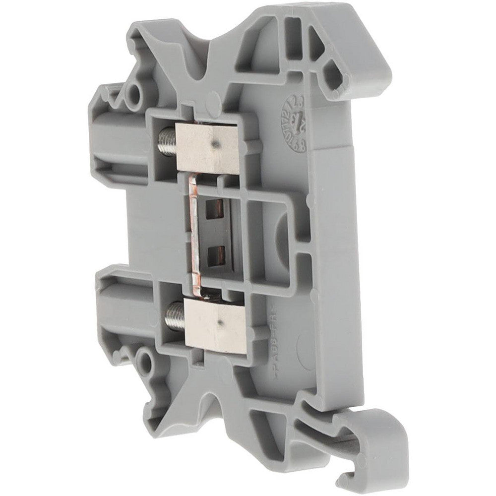 Schneider Electric NSYTRV22 1 Pole, 1,000 Volt, 32 Amp, -40 to 266&degF, DIN Rail Mount, Polyamide Passthrough Terminal Block