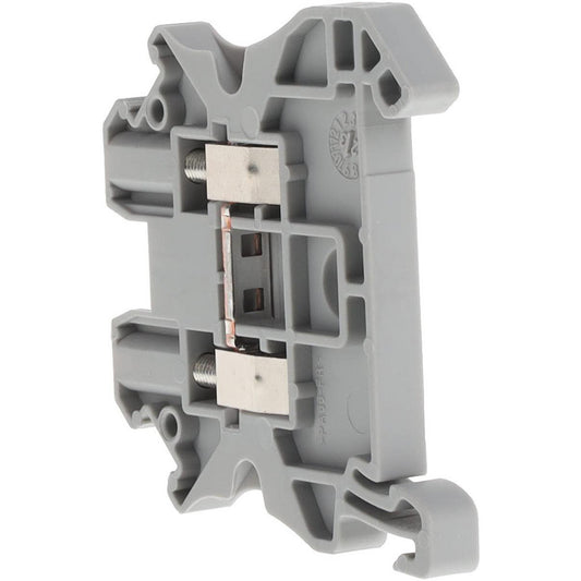 Schneider Electric NSYTRV22 1 Pole, 1,000 Volt, 32 Amp, -40 to 266&degF, DIN Rail Mount, Polyamide Passthrough Terminal Block