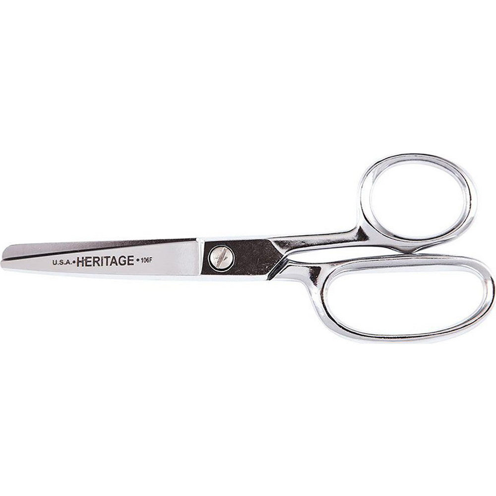 Heritage Cutlery 106F Scissors & Shears 6" OAL, 2-1/2" LOC, Chrome-Plated Blades