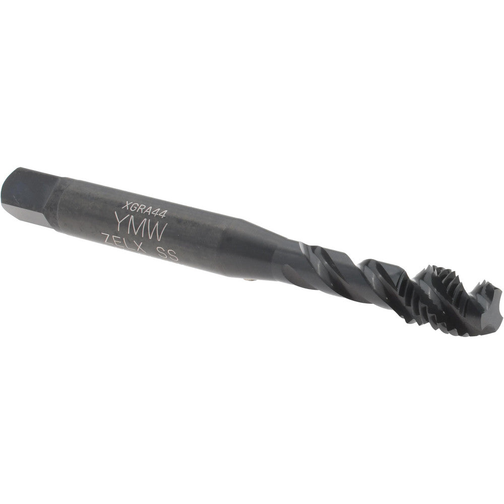 YMW Taps USA 384614 Spiral Flute Tap Bottoming Chamfer, High-Speed Steel, Oxide Finish