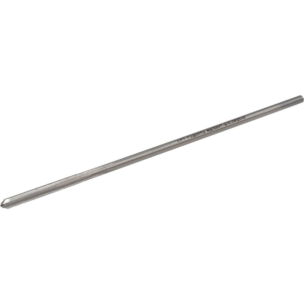 Alvord Polk 10068 Chucking Reamer 0.0620" Dia, 2-1/2" OAL, 1/2" Flute Length, Straight Flute, Straight-Cylindrical Shank, HSS