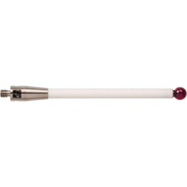 Renishaw A-5003-2764 CMM Ball Stylus 6 mm Ball Dia, 75 mm OAL, M4