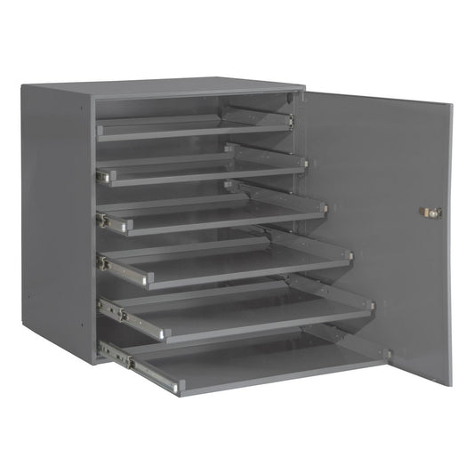 Durham 321B-95-DR 6 Drawer, Small Parts Slide Rack Cabinet