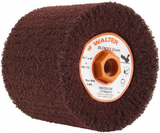 WALTER Surface Technologies 07M443 4-1/2 x 4" Unmounted Flap Wheel