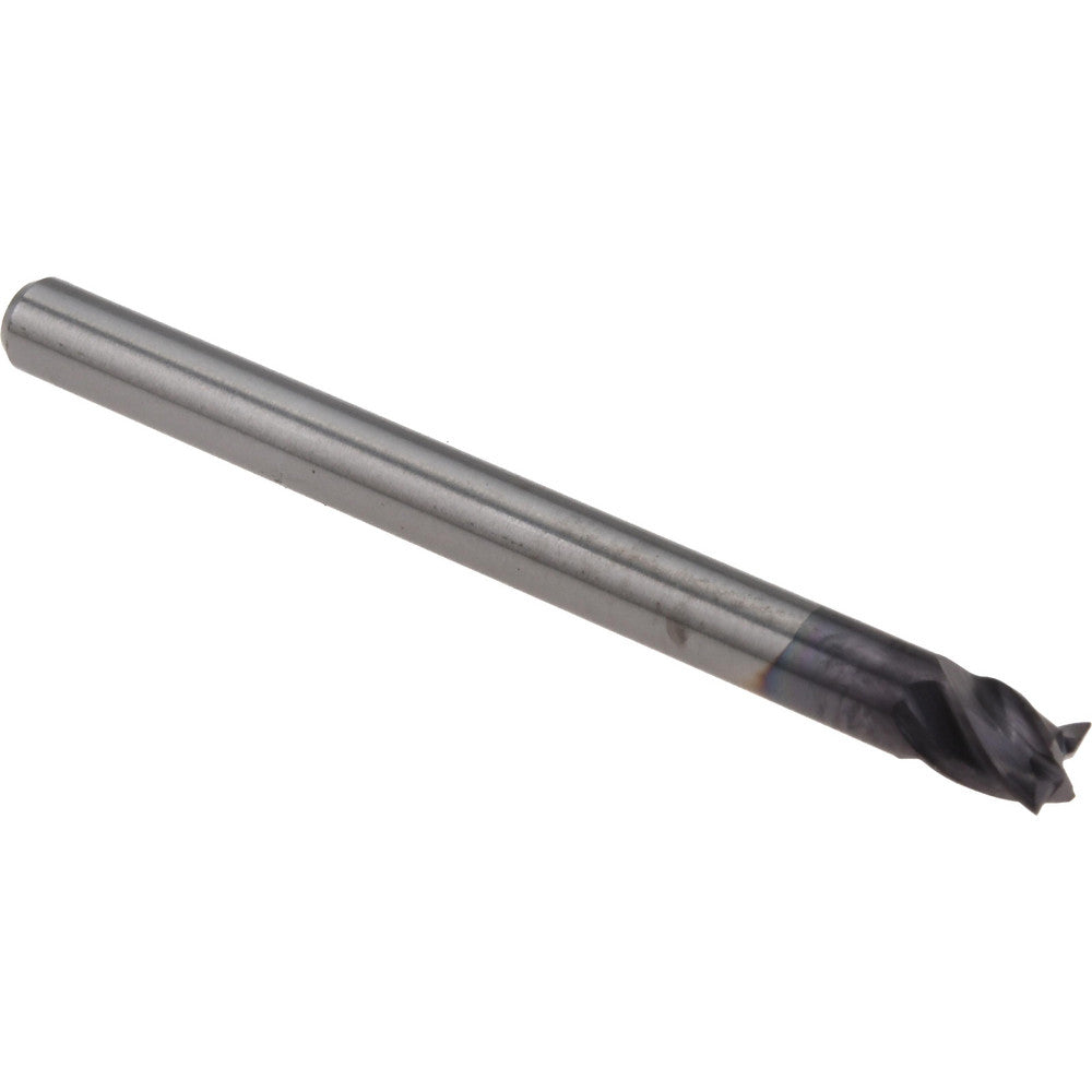 M.A. Ford 17712500A Square End Mill 1/8" Dia, 1/8" LOC, 4 Flute, Solid Carbide