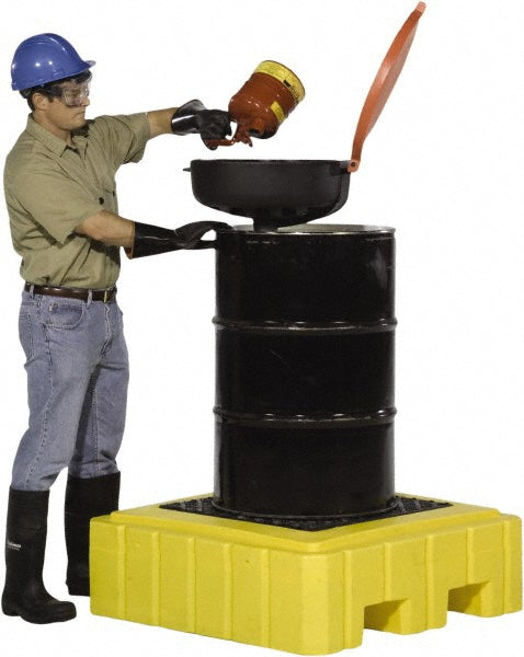 UltraTech 9606 Spill Pallet 1 Drum, 62 gal, 800 lb, Polyethylene