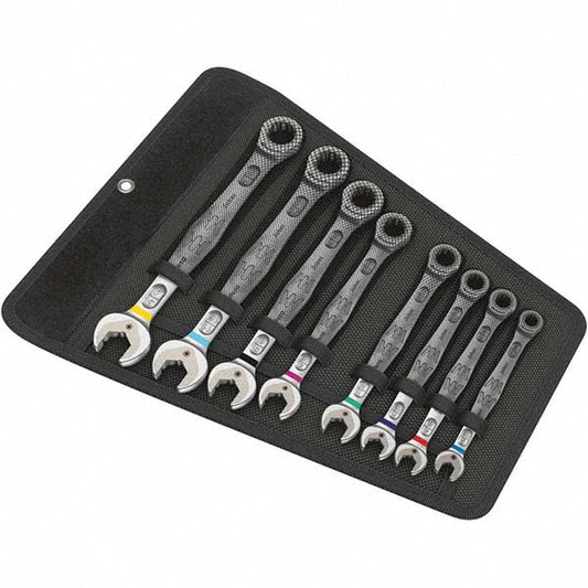 Wera 05020012001 Combination Wrench Set 8 Pc, 5/16 in - 3/4 in Wrench, Inch