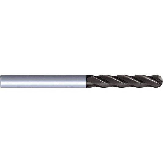 Kennametal 5824537 Ball End Mill 0.5" Dia, 1.5" LOC, 4 Flute, Solid Carbide