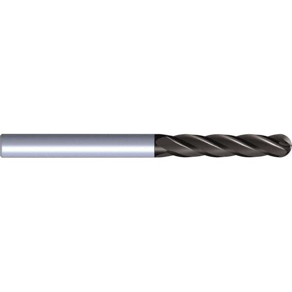 Kennametal 5824531 Ball End Mill 0.375" Dia, 1" LOC, 4 Flute, Solid Carbide