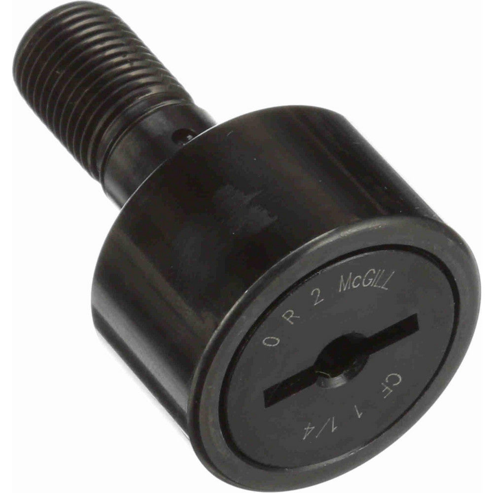 McGill 2120100000 Plain Cam Follower 1.25" Roller Dia, 0.75" Roller Width, 0.5" Stud Dia, 1-1/4" Stud Length