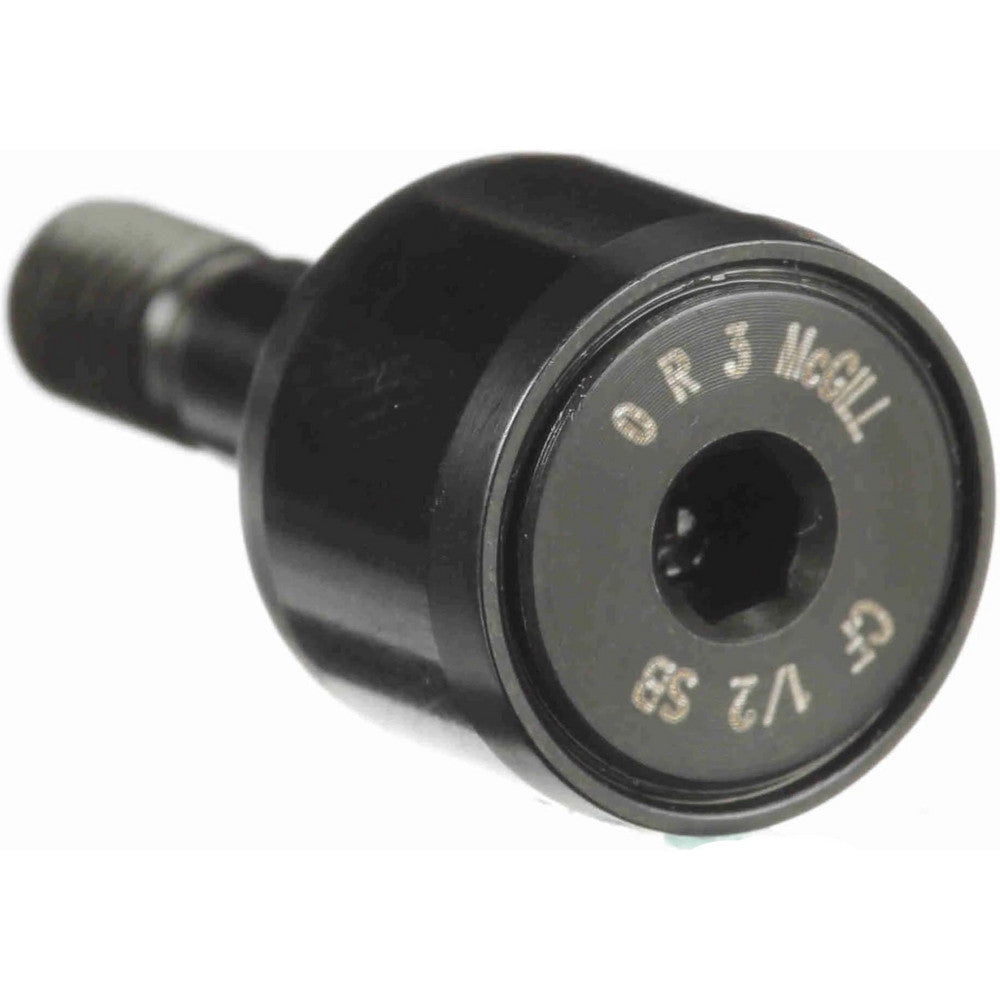 McGill 2020112000 Plain Cam Follower 0.5" Roller Dia, 0.375" Roller Width, .1900" Stud Dia, 5/8" Stud Length