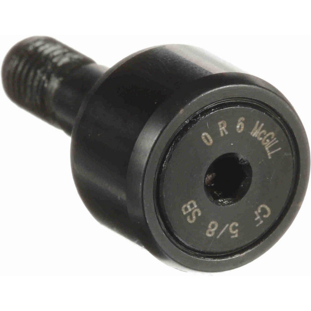 McGill 2040112000 Plain Cam Follower 0.625" Roller Dia, 0.4375" Roller Width, 0.25" Stud Dia, 3/4" Stud Length