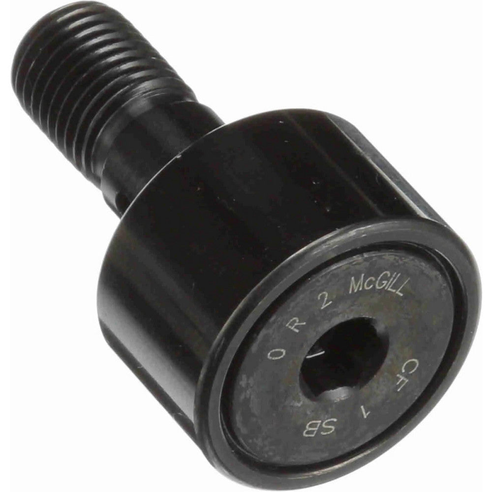 McGill 2100112000 Plain Cam Follower 1" Roller Dia, 0.625" Roller Width, 0.4375" Stud Dia, 1" Stud Length