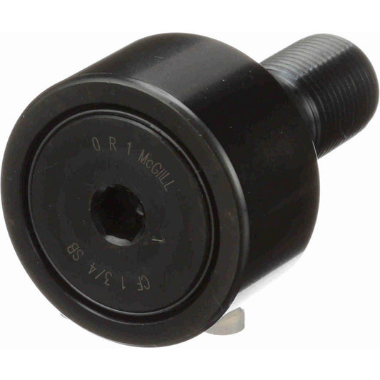 McGill 2160112000 Plain Cam Follower 1.75" Roller Dia, 1" Roller Width, 0.75" Stud Dia, 1-3/4" Stud Length