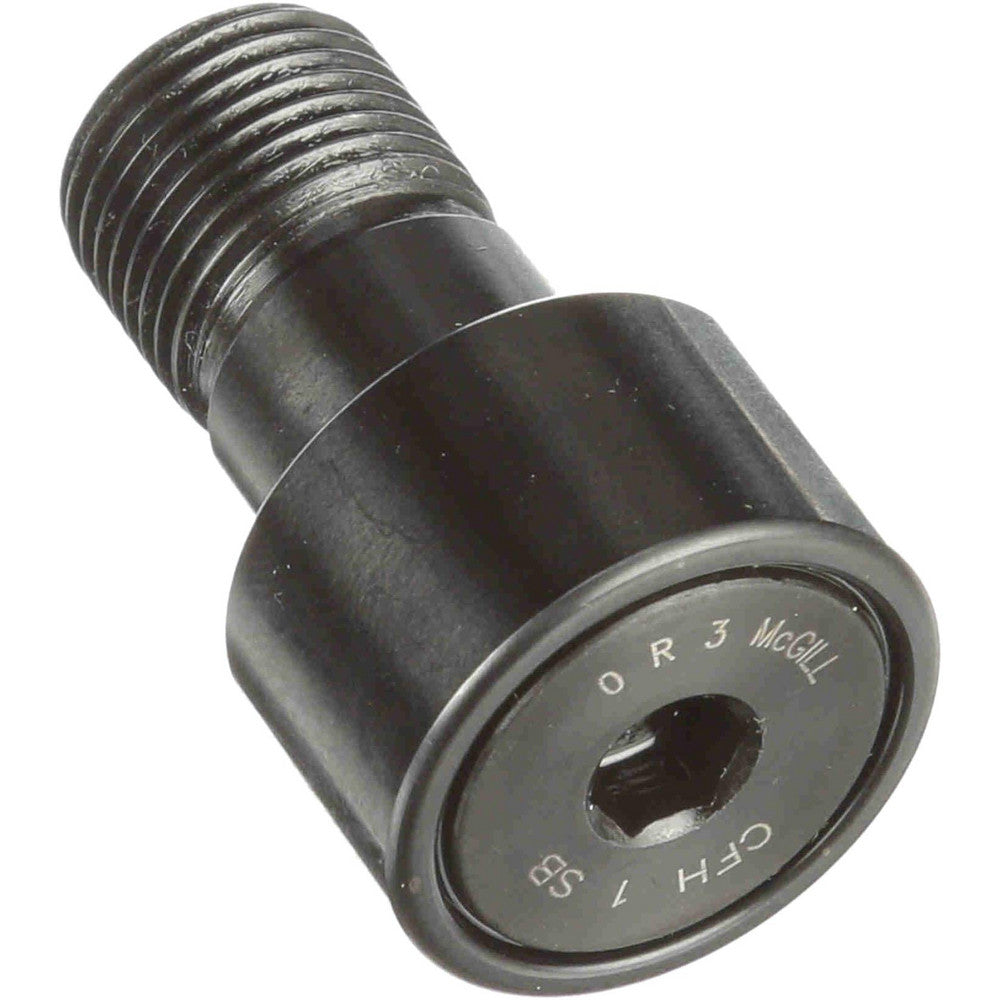 McGill 2100512000 Plain Cam Follower 1" Roller Dia, 0.625" Roller Width, 0.625" Stud Dia, 1" Stud Length