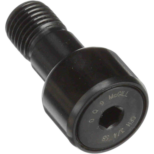 McGill 2060512000 Plain Cam Follower 0.75" Roller Dia, 0.5" Roller Width, 0.4375" Stud Dia, 7/8" Stud Length