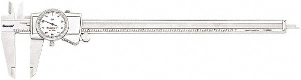Starrett 61466 Dial Caliper 12'' Range, 0.001'' Graduation, 0.1'' per Revolution