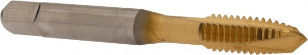 OSG 1241005 Spiral Point Tap 5/16-18 UNC, 3 Flutes, Plug Chamfer, 2B Class of Fit, HSS, TiN Coated