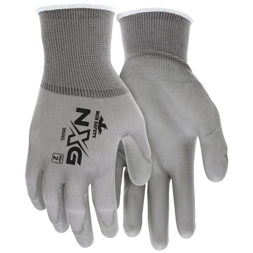 MCR Safety 9666S Work Gloves MemphisÂ® NXG, Size Small, Polyurethane-Coated Nylon, General Purpose