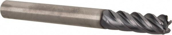 Kennametal 4048713 Corner Radius End Mill 1/4" Dia, 3/4" LOC, 0.03" Radius, 5 Flutes, Solid Carbide
