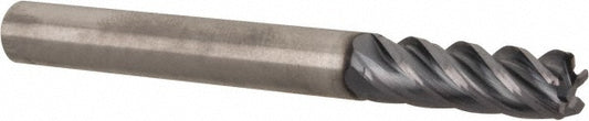 Kennametal 4048713 Corner Radius End Mill 1/4" Dia, 3/4" LOC, 0.03" Radius, 5 Flutes, Solid Carbide