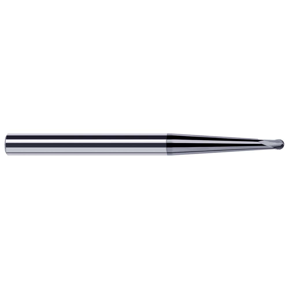 Harvey Tool 37712-C6 Ball End Mill 0.1870" Dia, 0.1500" LOC, 2 Flute, Solid Carbide