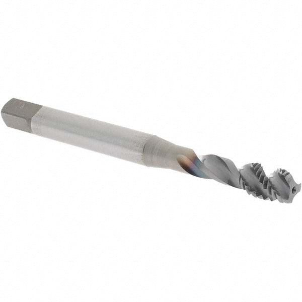 OSG 1650001008 Spiral Flute Tap M8x1.25 Metric Coarse, 3 Flutes, Modified Bottoming, 6H Class of Fit, Powdered Metal, TICN Coated