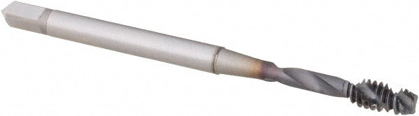 OSG 1650500608 Spiral Flute Tap #6-32 UNC, 2 Flutes, Modified Bottoming, 3B Class of Fit, Powdered Metal, TICN Coated
