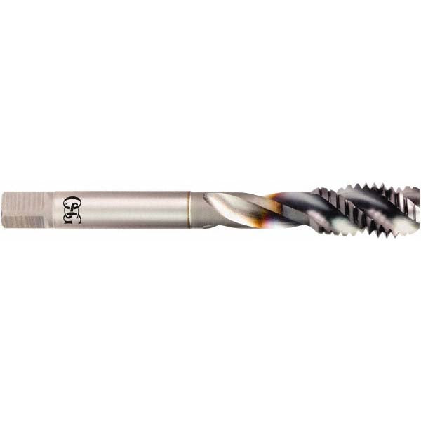 OSG 1650505508 Spiral Flute Tap #1-12 UNF, 4 Flutes, Modified Bottoming, 3B Class of Fit, Powdered Metal, TICN Coated