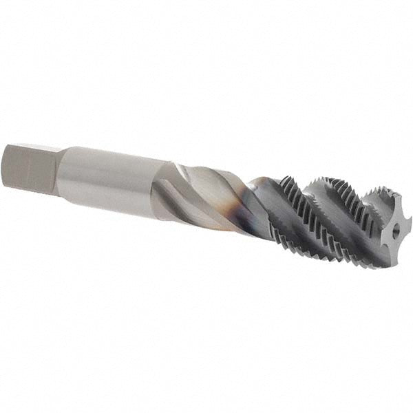 OSG 1650504708 Spiral Flute Tap 3/4-16 UNF, 4 Flutes, Modified Bottoming, 3B Class of Fit, Powdered Metal, TICN Coated