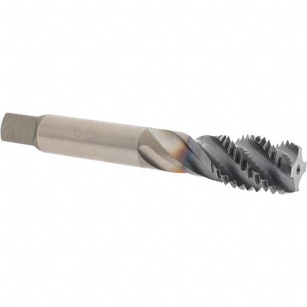 OSG 1650504808 Spiral Flute Tap 7/8-9 UNC, 4 Flutes, Modified Bottoming, 2B Class of Fit, Powdered Metal, TICN Coated