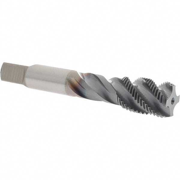 OSG 1650504608 Spiral Flute Tap 3/4-16 UNF, 4 Flutes, Modified Bottoming, 2B Class of Fit, Powdered Metal, TICN Coated