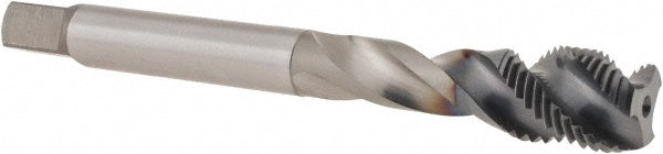 OSG 1650503508 Spiral Flute Tap 1/2-20 UNF, 3 Flutes, Modified Bottoming, 3B Class of Fit, Powdered Metal, TICN Coated
