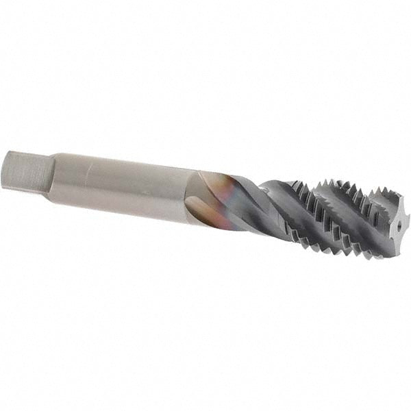 OSG 1650505308 Spiral Flute Tap #1-8 UNC, 4 Flutes, Modified Bottoming, 3B Class of Fit, Powdered Metal, TICN Coated