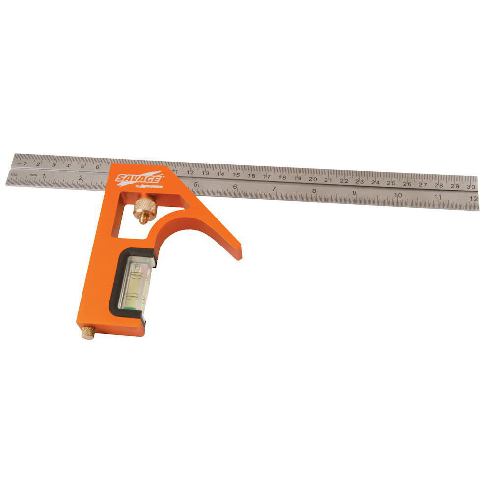 SAVAGE by SWANSON SVC133 2 Piece, 12" Combination Square Set