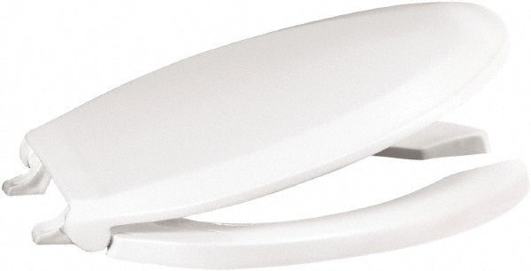 CENTOCO 820STS-001 18.9 Inch Long, 2 Inch Inside Width, Polypropylene, Elongated, Open Front with Cover, Toilet Seat