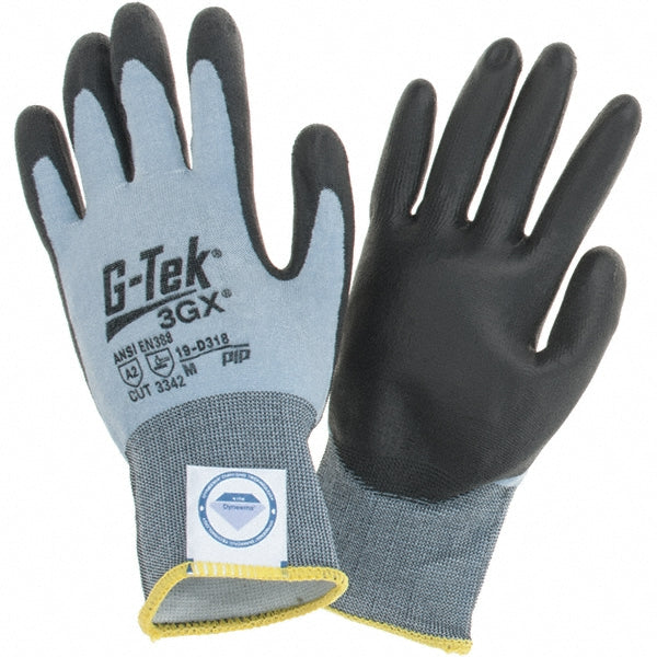 PIP 19-D318/M Cut, Puncture & Abrasion-Resistant Gloves PiP 19-D318, Size Medium, ANSI Cut A3, ANSI Puncture 3, Polyurethane, Dyneema Diamond