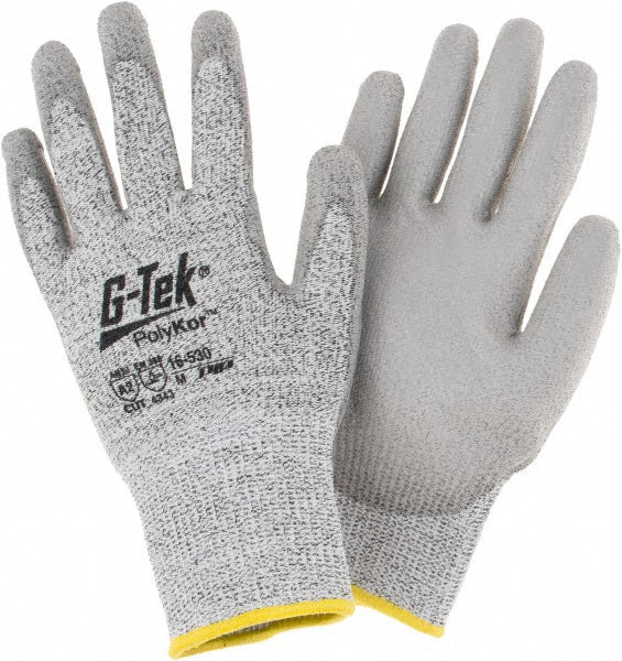 PIP 16-530/M Cut, Puncture & Abrasion-Resistant Gloves G-TekÂ® 16-530, Size Medium, ANSI Cut A3, ANSI Puncture 3, Polyurethane, PolyKor