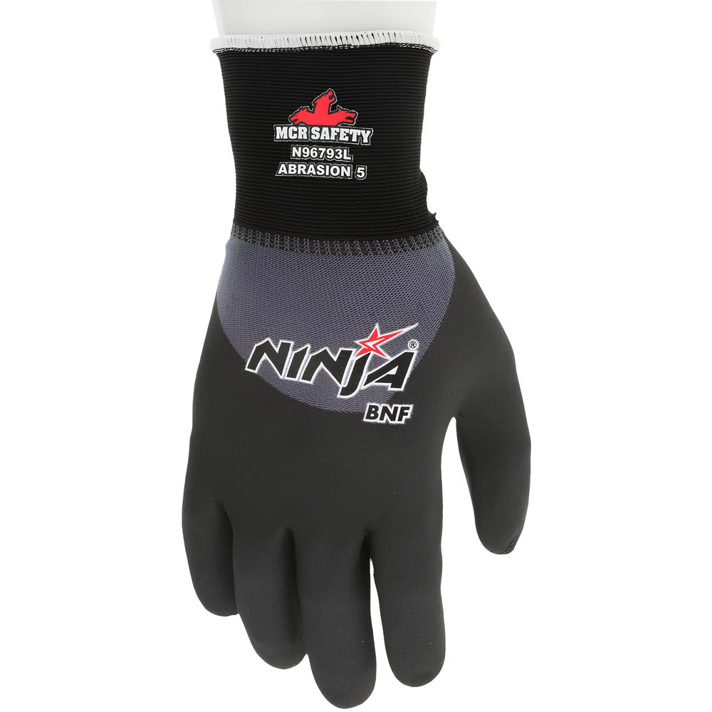 MCR Safety N96793XL Work Gloves NinjaÂ® N96793, Size X-Large, Nitrile-Coated Puncture Resistant