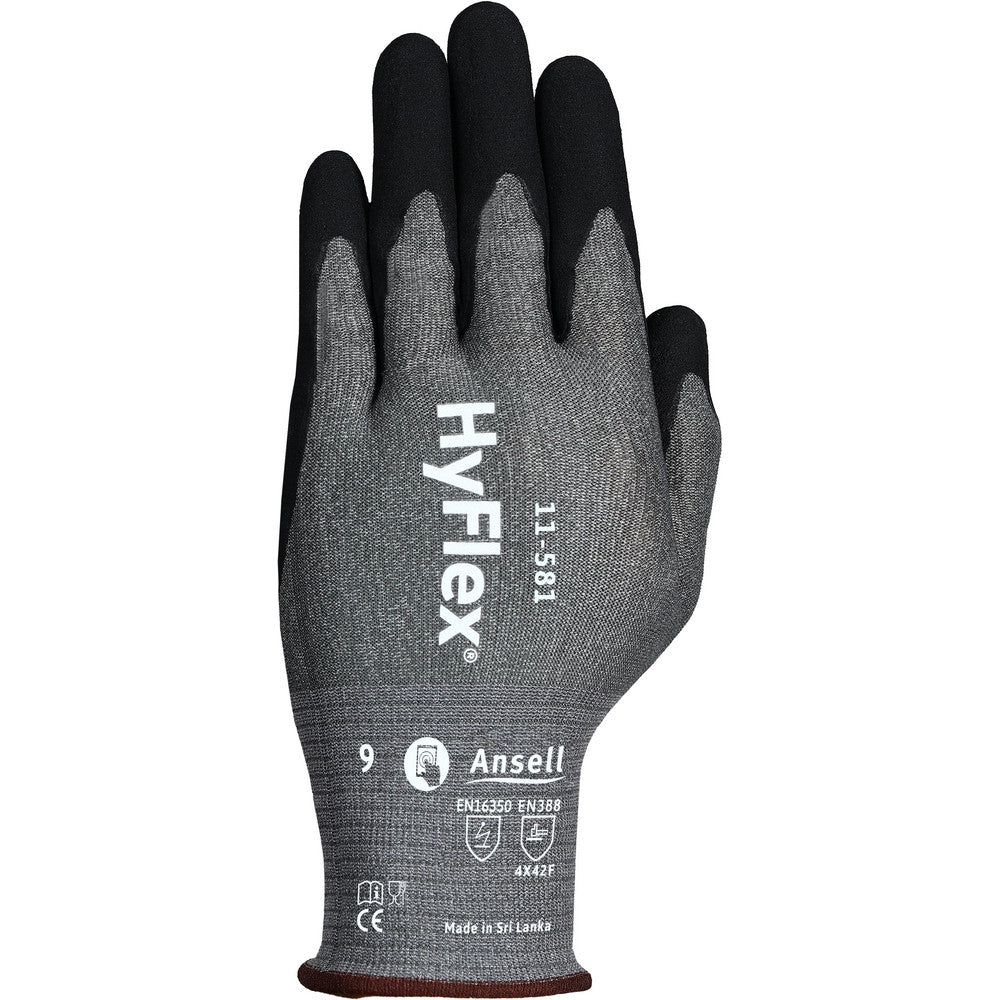 Ansell 11581060 Cut & Puncture Resistant Gloves Style Knit  Coating Material Nitrile  Coating Coverage Palm  Glove Type Cut, Puncture & Abrasion-Resistant  ANSI/ISEA Cut Resistance Level A6  Primary Material HPPE Tungsten Steel Nylon Spandex