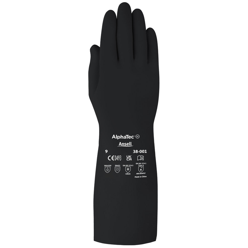Ansell 38001PP070 Chemical Resistant Gloves Glove Type General Purpose Chemical Resistant Gloves  Material Water Based Butyl  Size Small  Numeric Size 7  Coating Material Butyl  Lining Material Unlined