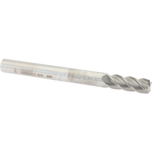 Accupro 93028017 Corner Radius End Mill 3/8" Dia, 1" LOC, 0.06" Radius, 4 Flutes, Solid Carbide